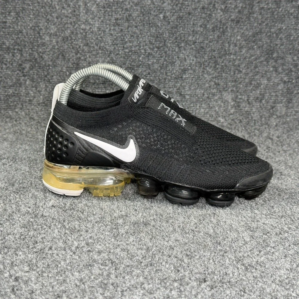 Nike Air VaporMax Moc 2 Running Shoes Womens 6.5 Black Athletic Slip On Training